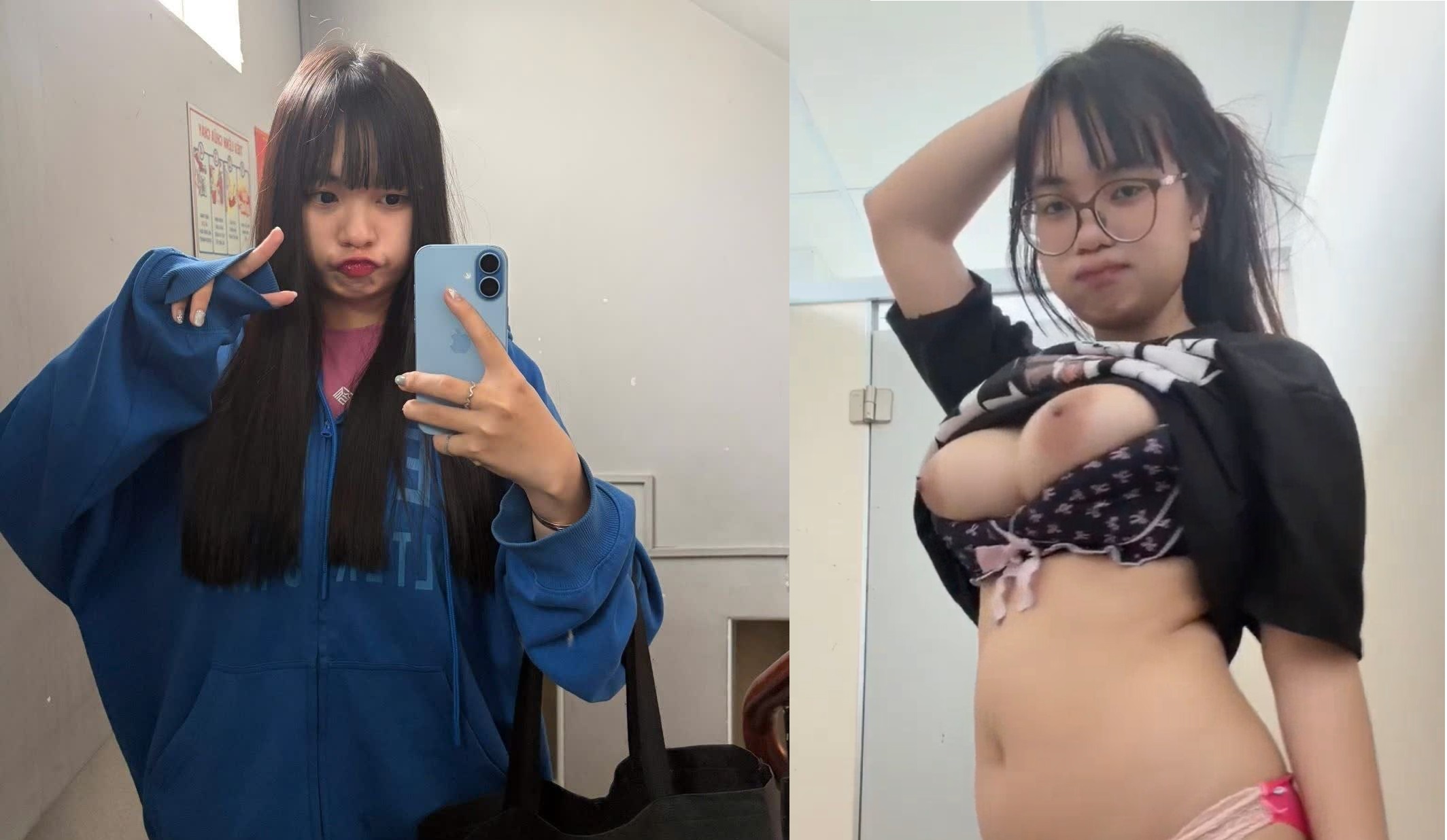 VIET69 Em sinh viên mông to vú bự